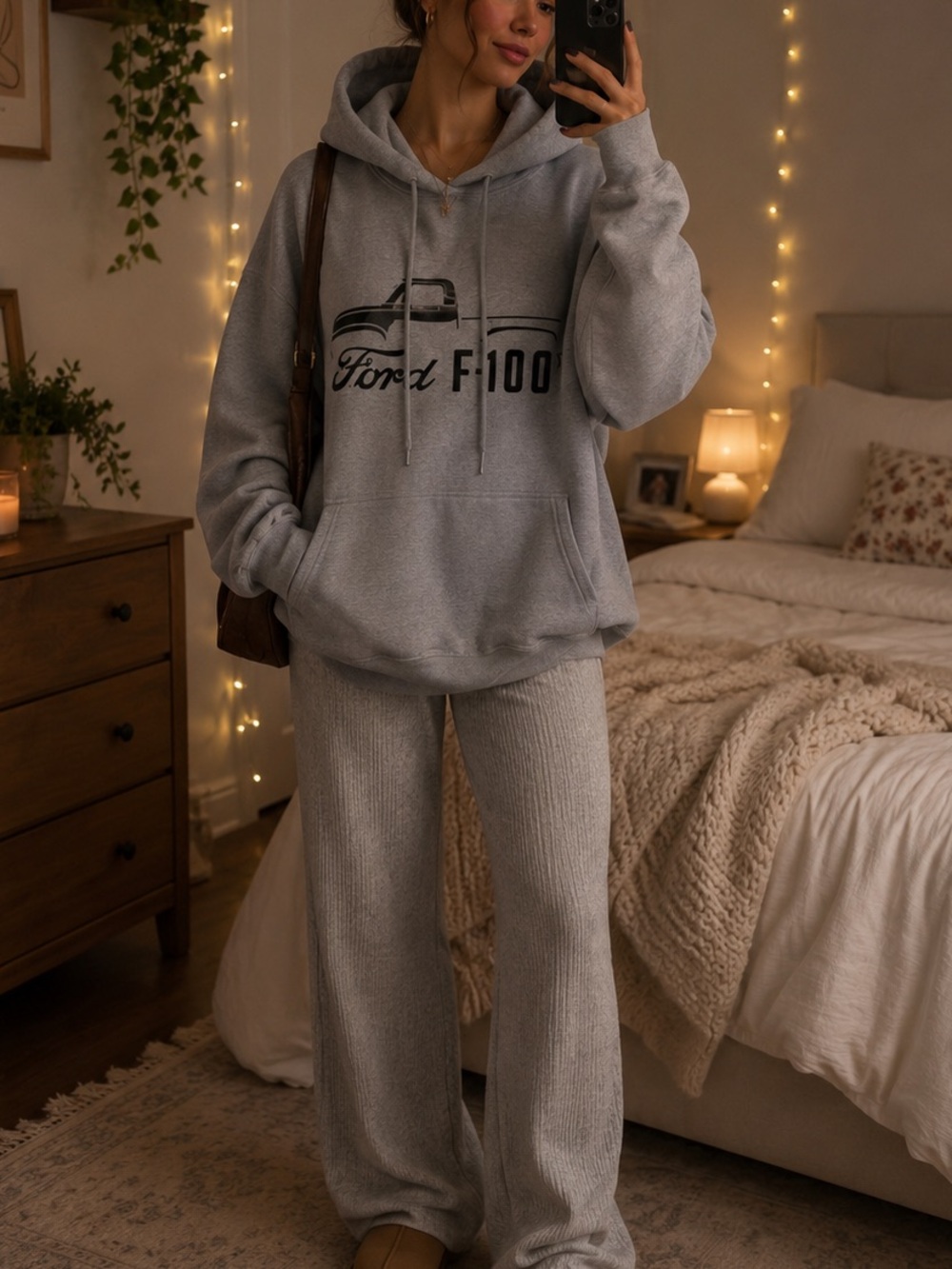 Ford F-100 Graphic Hoodie 🩶